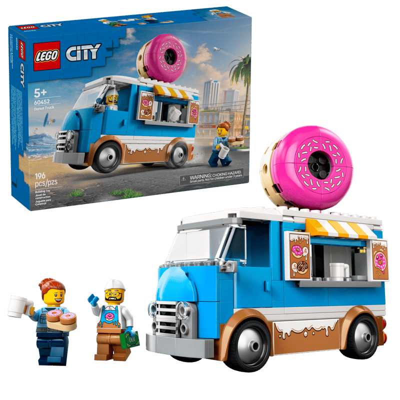 LEGO City 60452 Donut Truck product image 1, provided for visual reference and product detail review