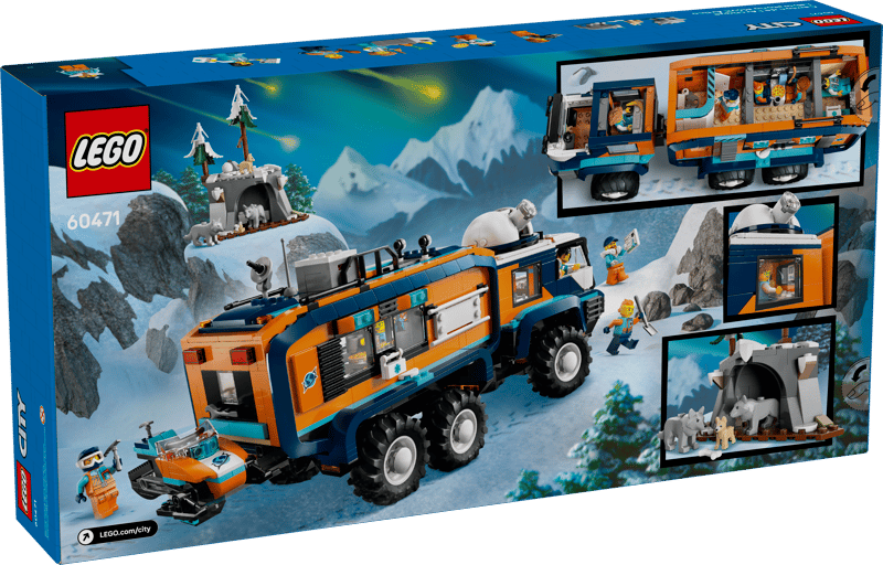 LEGO City 60471 Arctic Explorer Science Lab Truck product image 2, provided for visual reference and product detail review