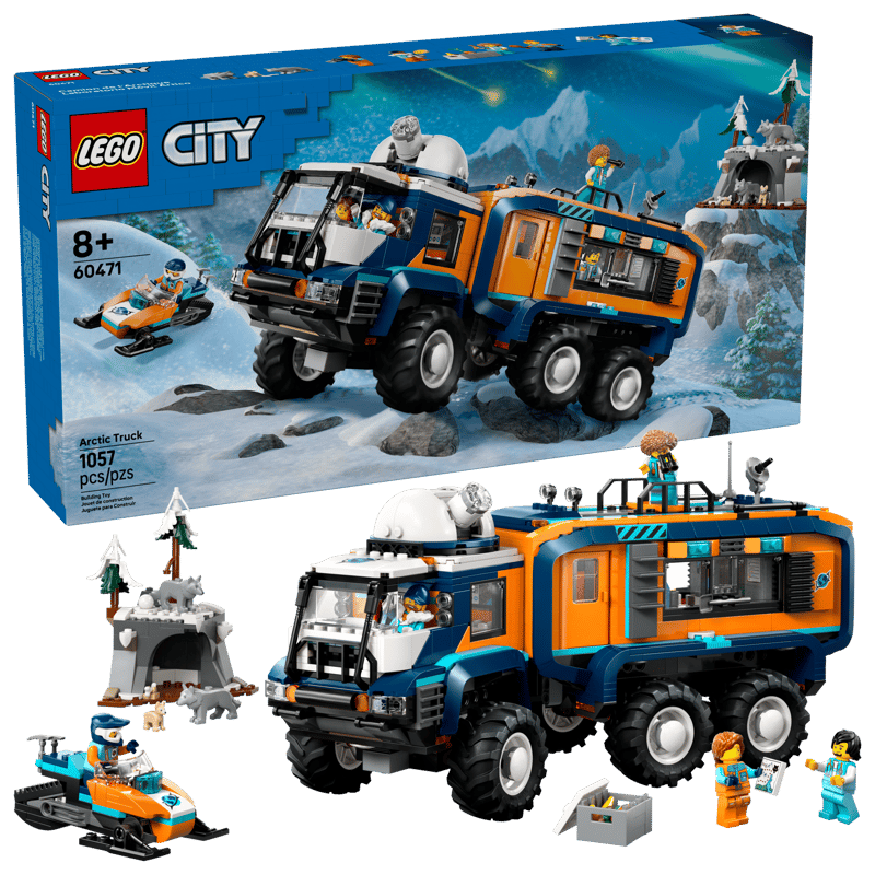 LEGO City 60471 Arctic Explorer Science Lab Truck product image 1, provided for visual reference and product detail review
