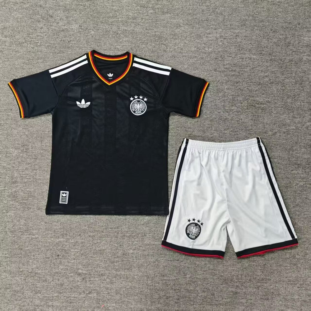 Kids Germany Black Jersey 2026 World Cup Football Kit