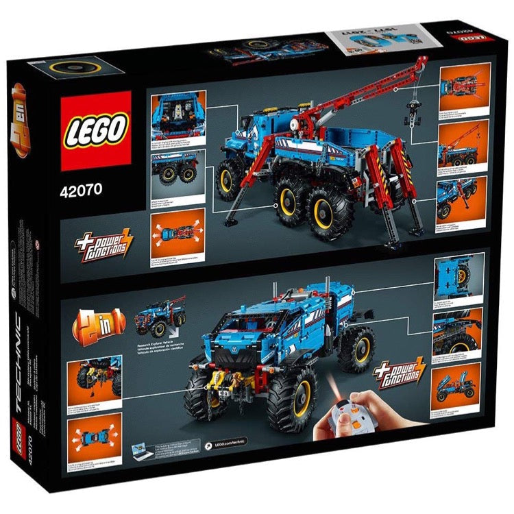 42070 6x6 All Terrain Tow Truck (retired) product image 2, provided for visual reference and product detail review