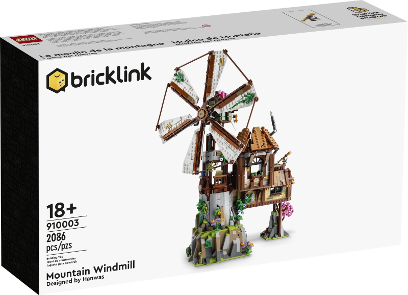 910003 Mountain Windmill (Bricklink Designer Program) product image 1, provided for visual reference and product detail