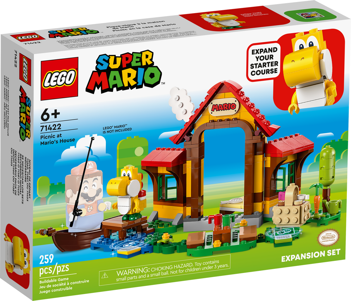 71422 Picnic at Mario's House Expansion Set product image 2, provided for visual reference and product detail review