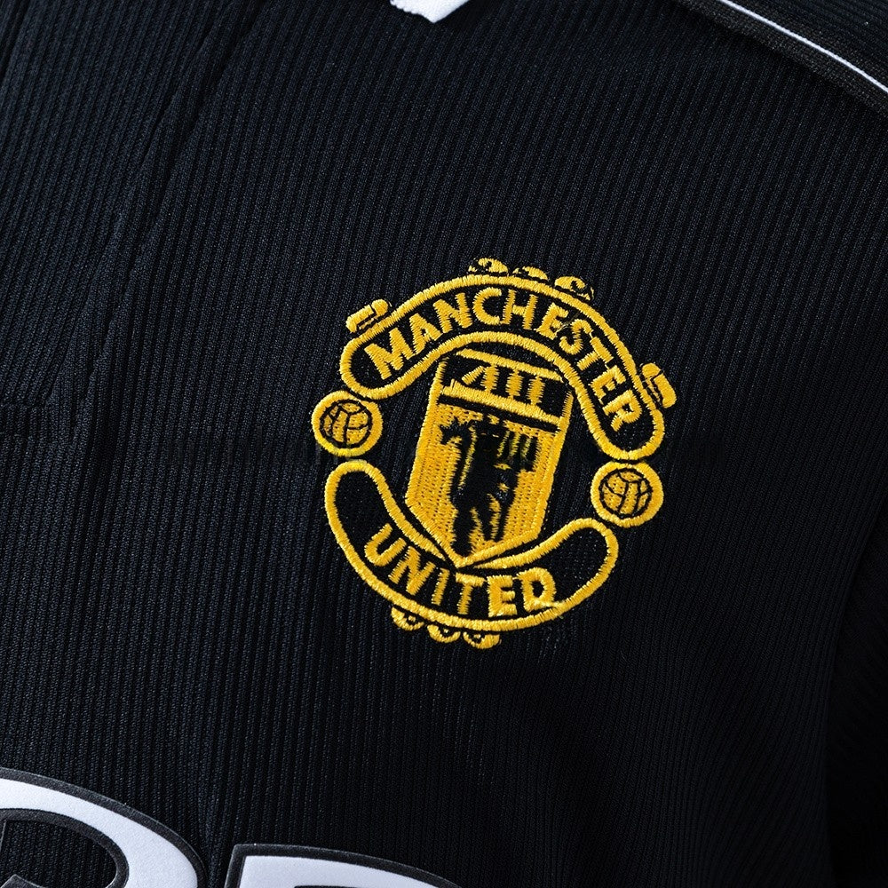 Manchester United Jersey 1998-99 Home Black Retro Kit Long product image 5