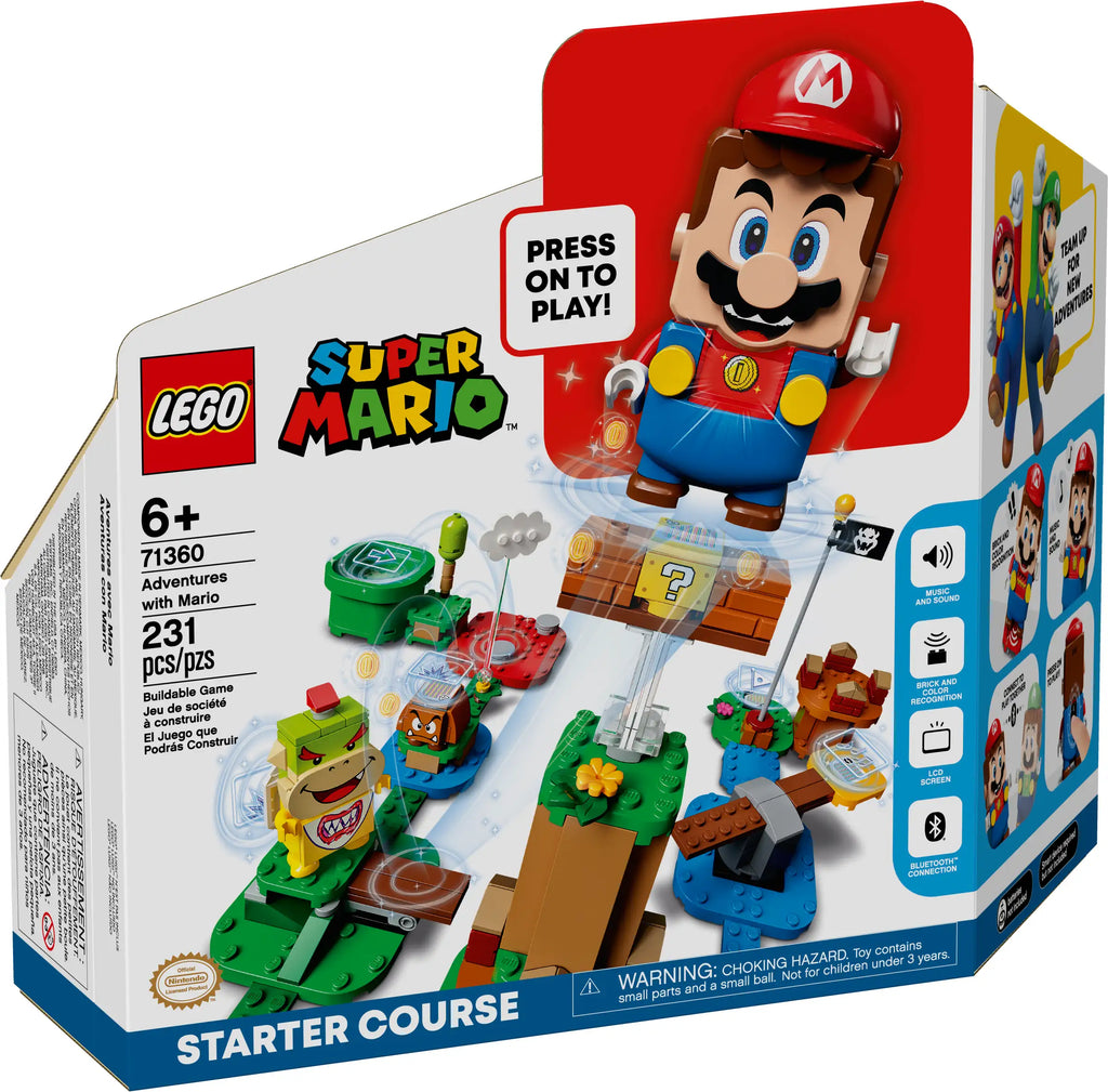 LEGO Super Mario 71360 Adventures with Mario product image 1, provided for visual reference and product detail review