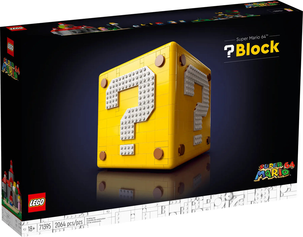 LEGO Super Mario 71395 Super Mario 64 Question Mark Block product image 1, provided for visual reference and product detail