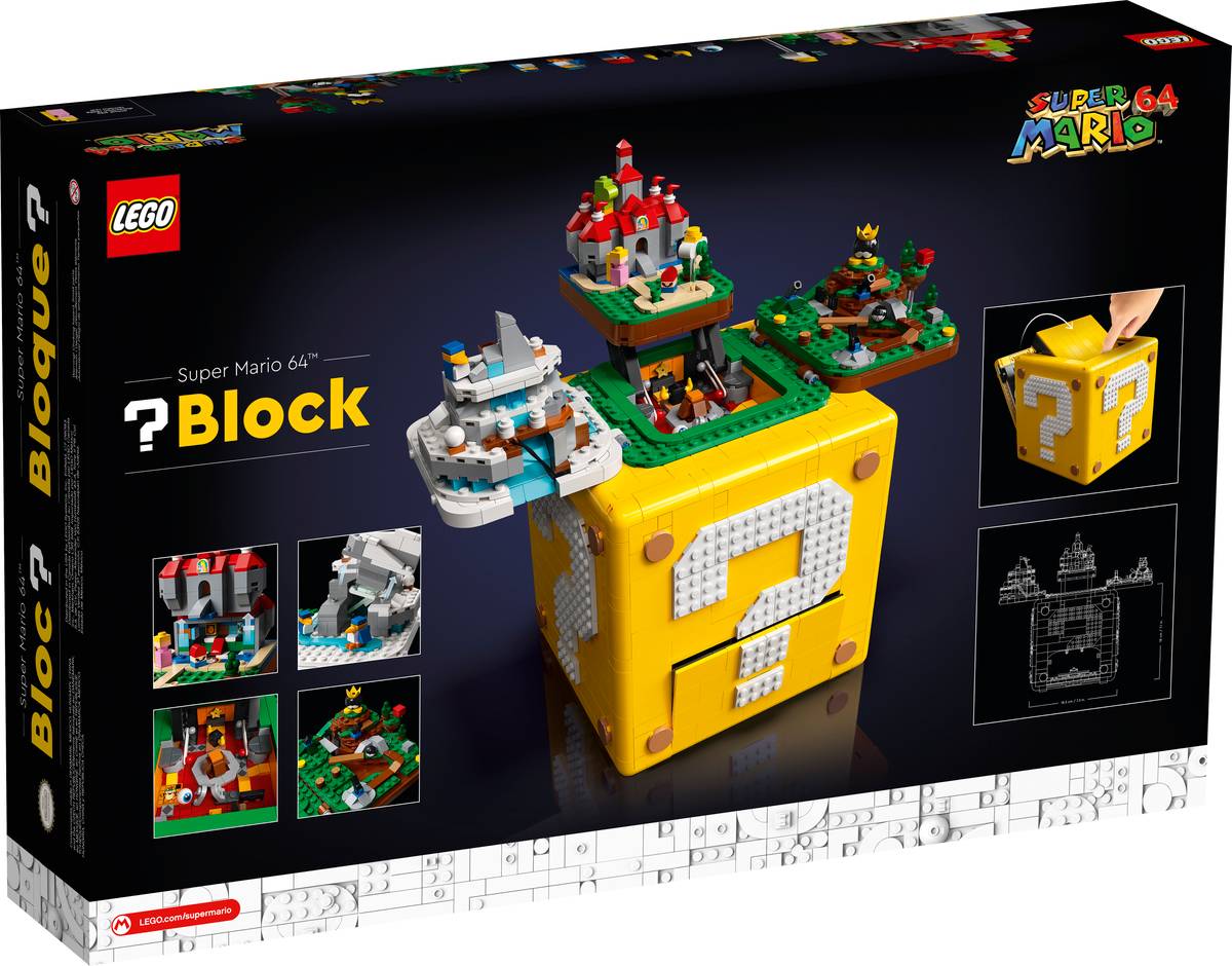 LEGO Super Mario 71395 Super Mario 64 Question Mark Block product image 2, provided for visual reference and product detail