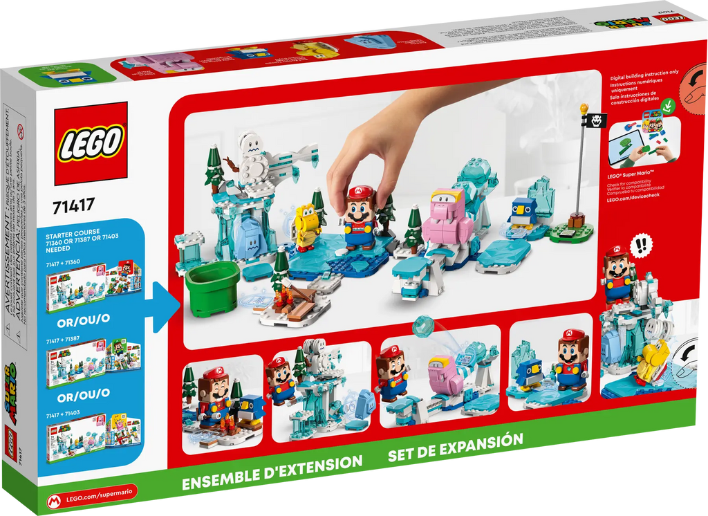 LEGO Super Mario 71417 Fliprus Snow Adventure product image 2, provided for visual reference and product detail review