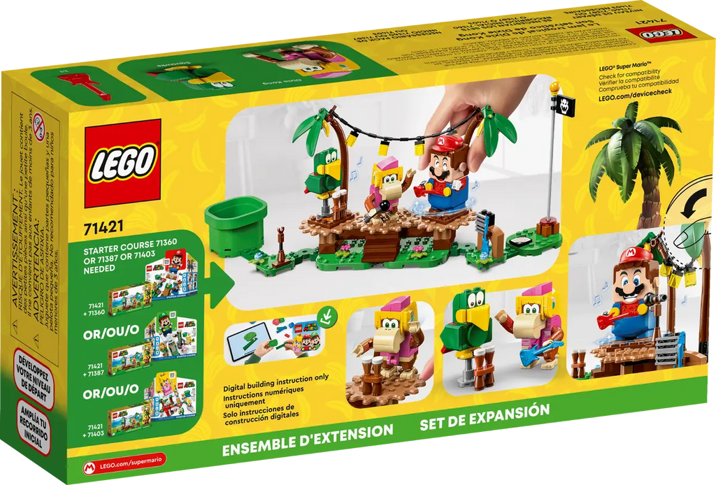 LEGO Super Mario 71421 Dixie Kong's Jungle Jam Expansion Set product image 2, provided for visual reference and product