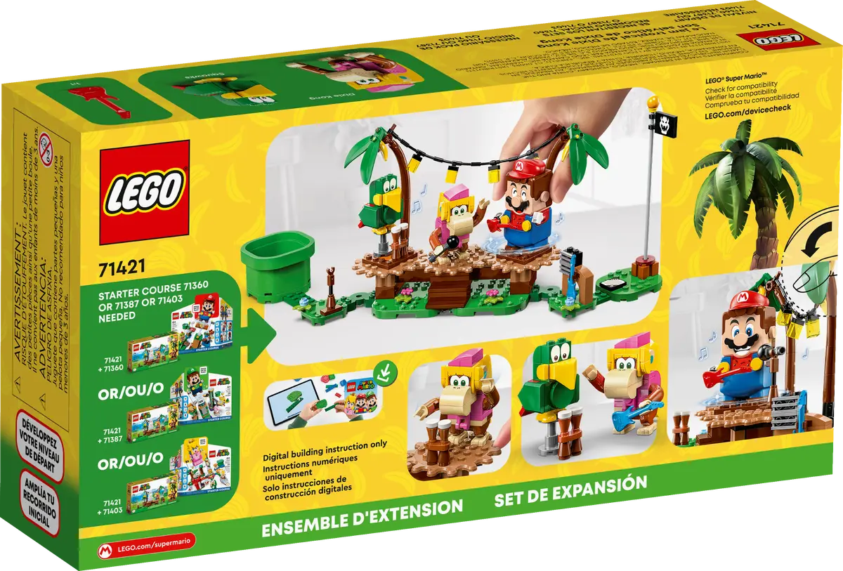 LEGO Super Mario 71421 Dixie Kong's Jungle Jam Expansion Set product image 2, provided for visual reference and product