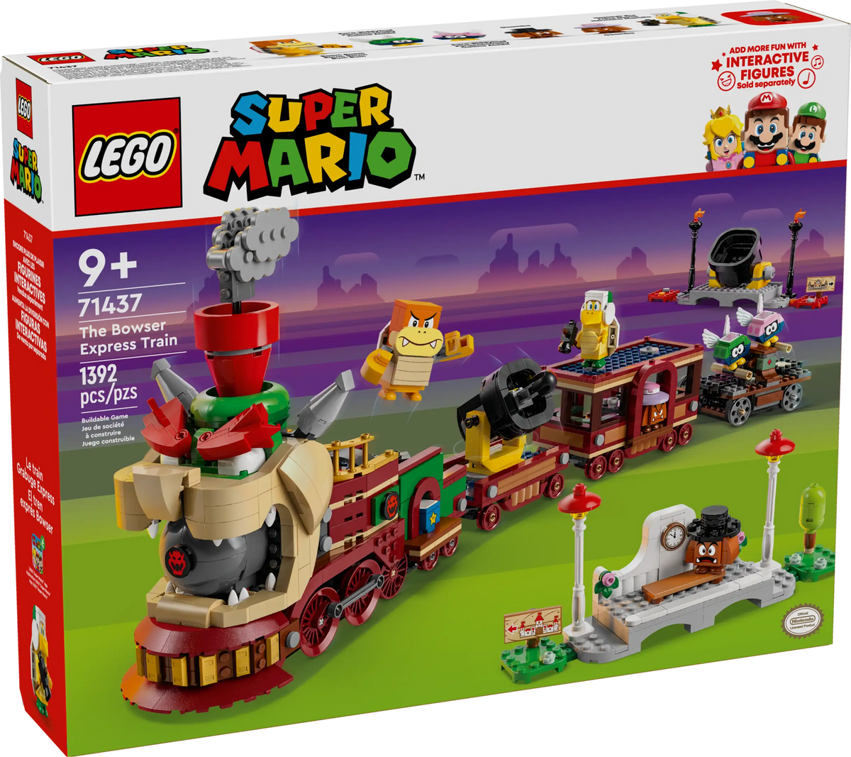 LEGO Super Mario 71437 The Bowser Express Train product image 1, provided for visual reference and product detail review