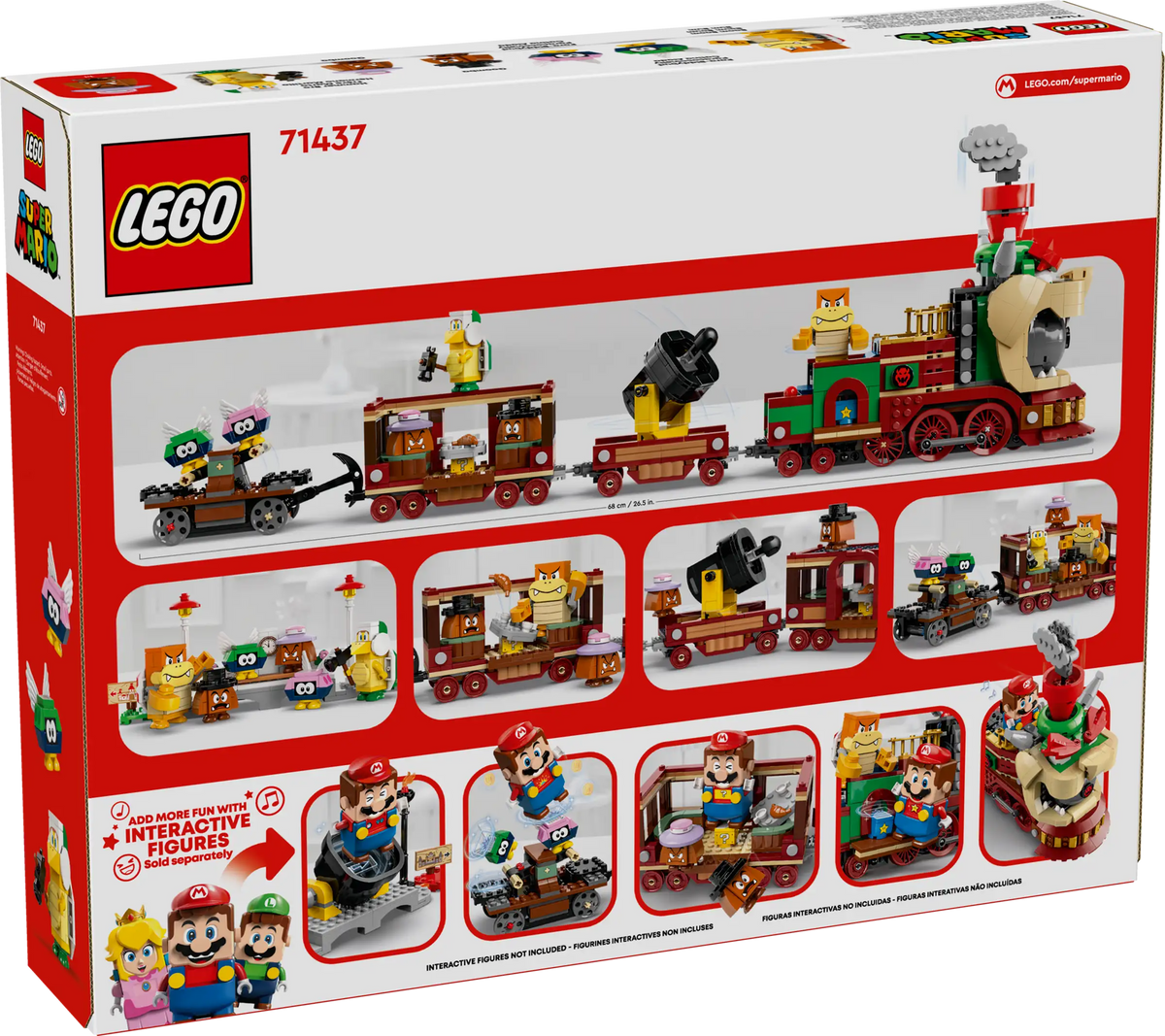LEGO Super Mario 71437 The Bowser Express Train product image 2, provided for visual reference and product detail review