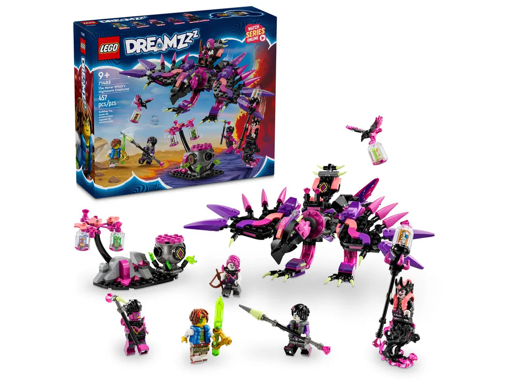LEGO DREAMZzz 71483 The Never Witch's Nightmare Creatures product image 1, provided for visual reference and product detail