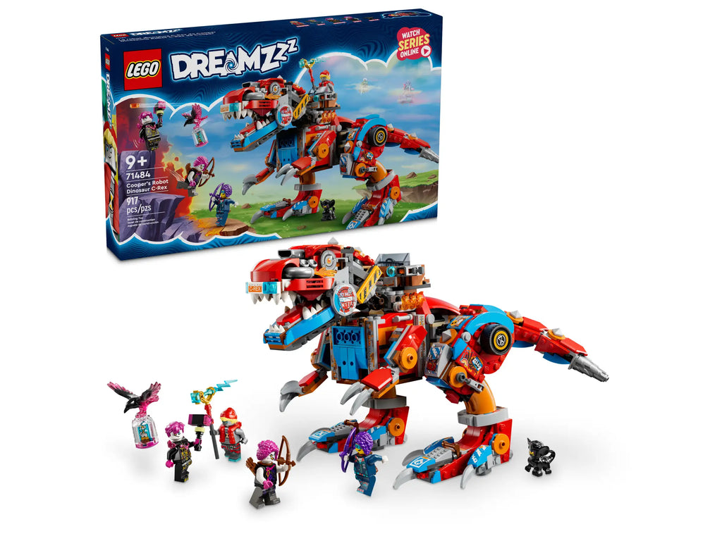 LEGO DREAMZzz 71484 Cooper's Robot Dinosaur C-Rex product image 1, provided for visual reference and product detail review
