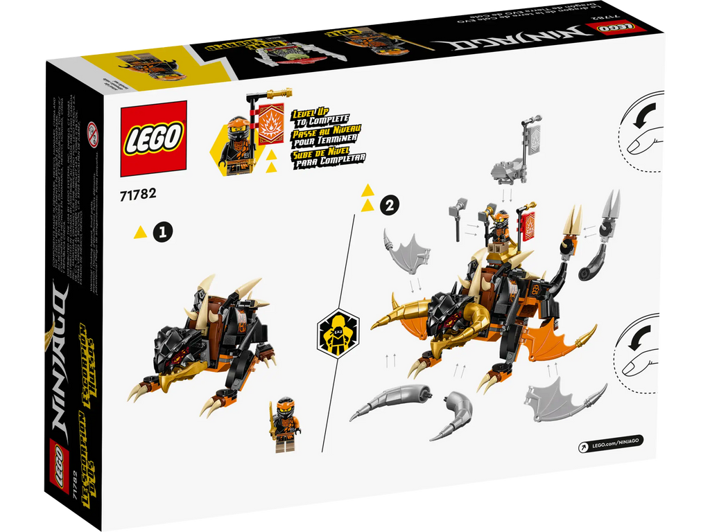 LEGO Ninjago 71782 Cole's Earth Dragon EVO product image 2, provided for visual reference and product detail review