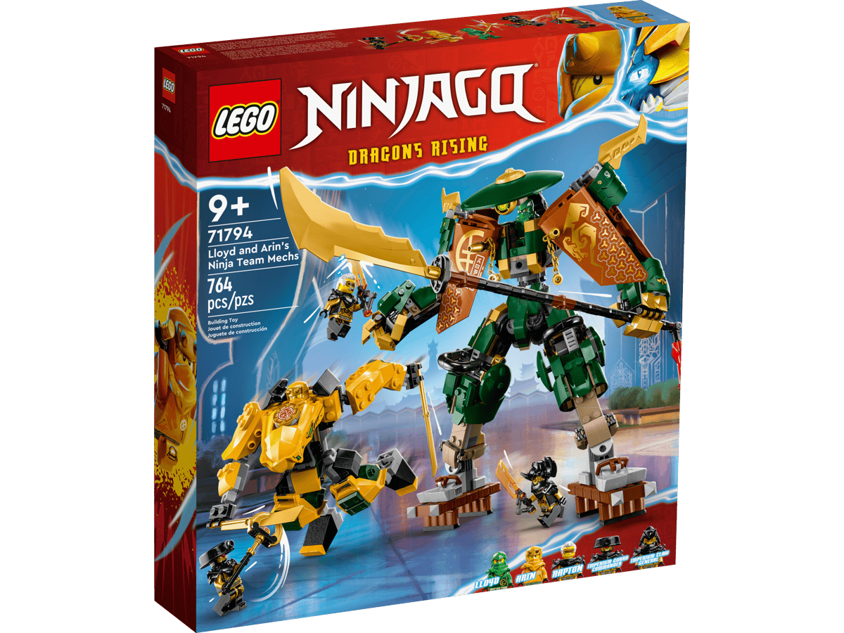 LEGO Ninjago 71794 Lloyd and Arin's Ninja Team Mechs product image 1, provided for visual reference and product detail review