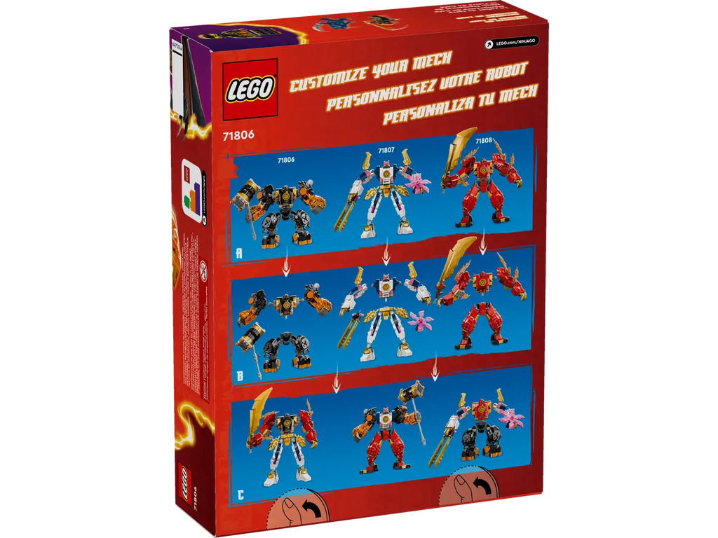 LEGO Ninjago 71806 Cole's Elemental Earth Mech product image 2, provided for visual reference and product detail review