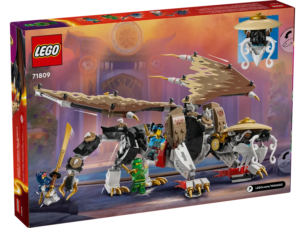 LEGO Ninjago 71809 Egalt the Master Dragon product image 2, provided for visual reference and product detail review