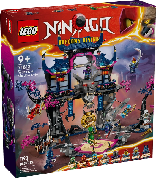 LEGO Ninjago 71813 Wolf Mask Shadow Dojo product image 1, provided for visual reference and product detail review