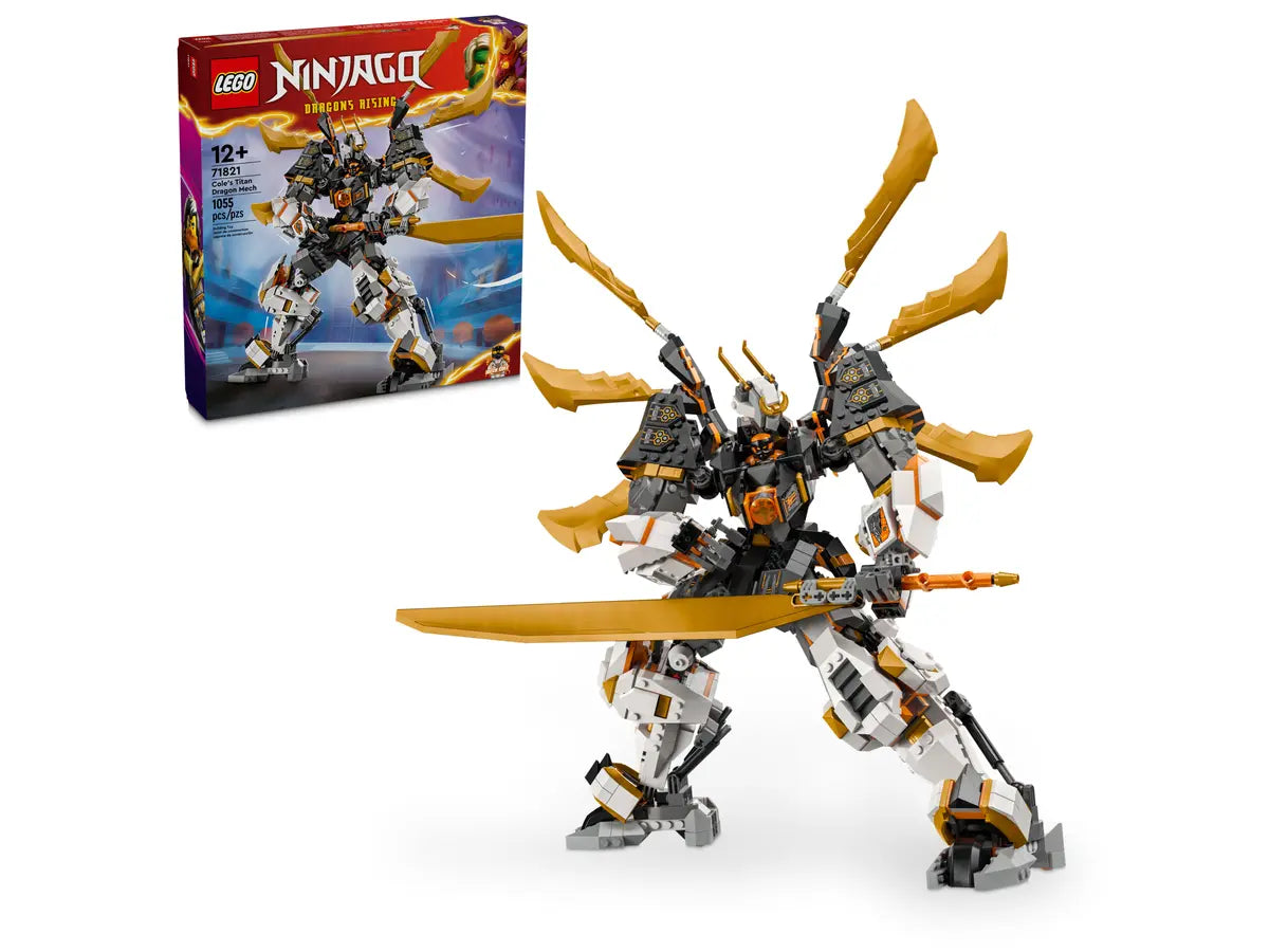 LEGO Ninjago 71821 Cole's Titan Dragon Mech product image 1, provided for visual reference and product detail review