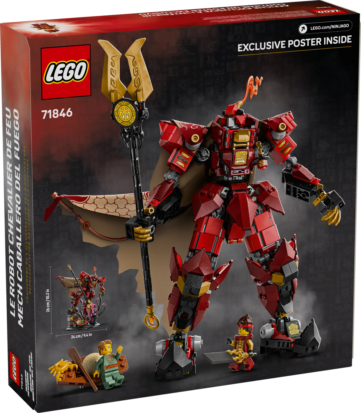 LEGO Ninjago 71846 The Fire Knight Mech product image 2, provided for visual reference and product detail review