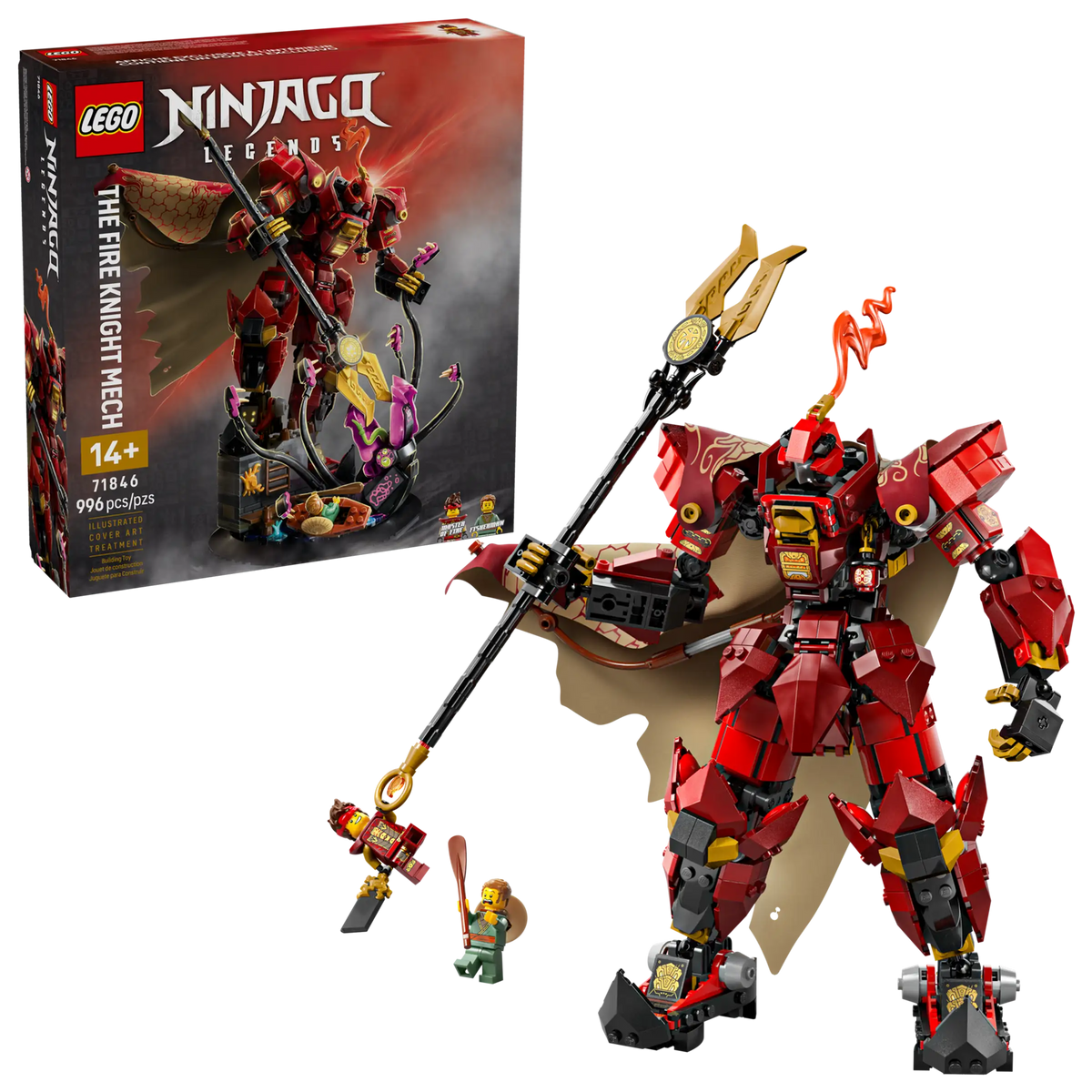 LEGO Ninjago 71846 The Fire Knight Mech product image 1, provided for visual reference and product detail review