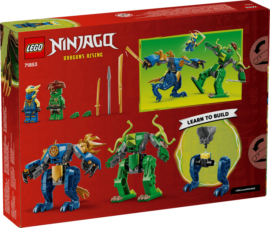 LEGO Ninjago Dragons Rising 71853 Jay's Dragon Mech Fight product image 2, provided for visual reference and product detail