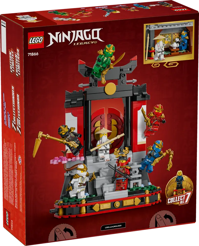 LEGO Ninjago Legacy 71866 Ninja Character Display 15th Anniversary product image 2, provided for visual reference and