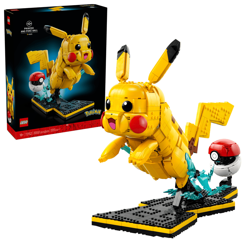 LEGO Pokemon Pikachu and Poké Ball 72152 product image 2, provided for visual reference and product detail review