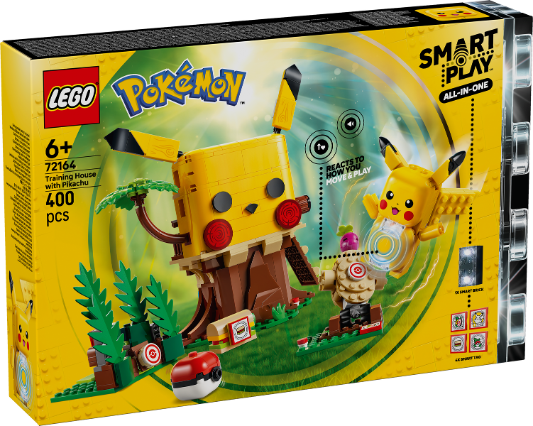 LEGO Pokemon 72164 Training House with Pikachu product image 1, provided for visual reference and product detail review