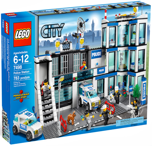 LEGO City 7498 Police Station product image 1, provided for visual reference and product detail review