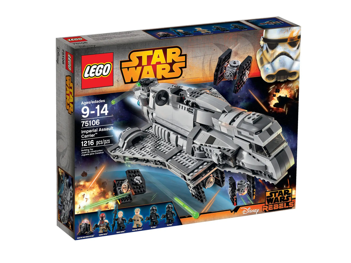 LEGO Star Wars 75106 Imperial Assault Carrier product image 1, provided for visual reference and product detail review