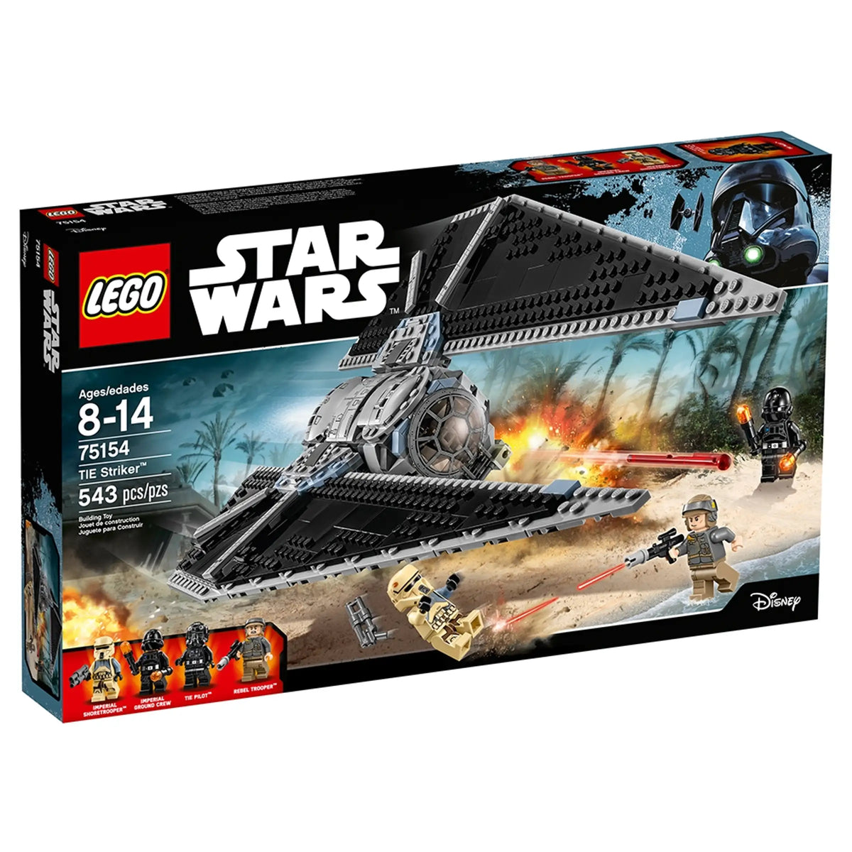 LEGO Star Wars 75154 TIE Striker product image 1, provided for visual reference and product detail review