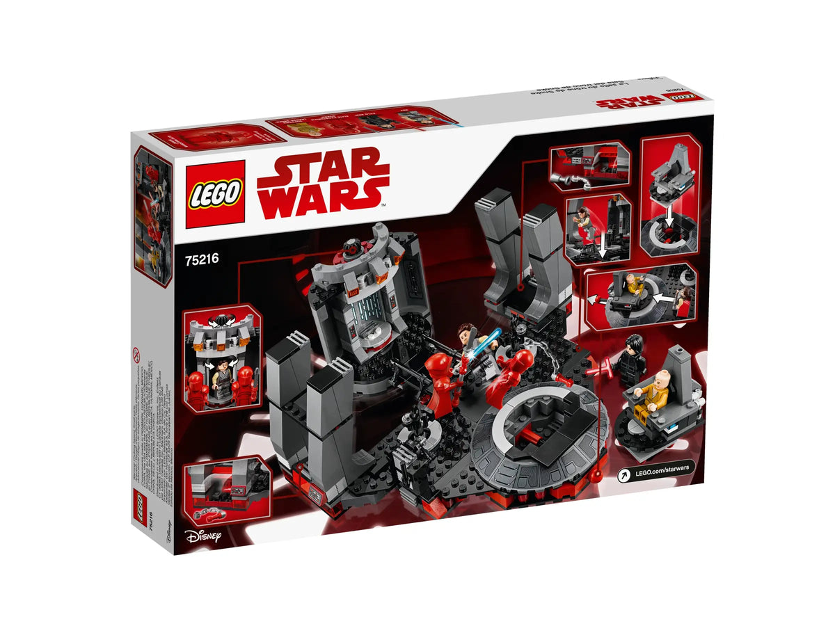 LEGO Star Wars 75216 Snoke's Throne Room product image 2, provided for visual reference and product detail review