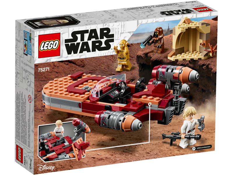 LEGO Star Wars 75271 Luke Skywalker's Landspeeder™ product image 2, provided for visual reference and product detail review