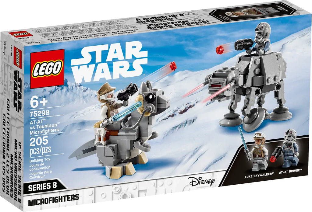 LEGO Star Wars 75298 AT-AT vs Tauntaun Microfighters product image 1, provided for visual reference and product detail review