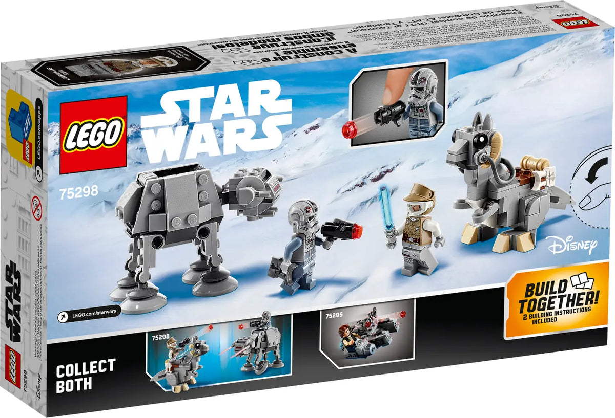 LEGO Star Wars 75298 AT-AT vs Tauntaun Microfighters product image 2, provided for visual reference and product detail review