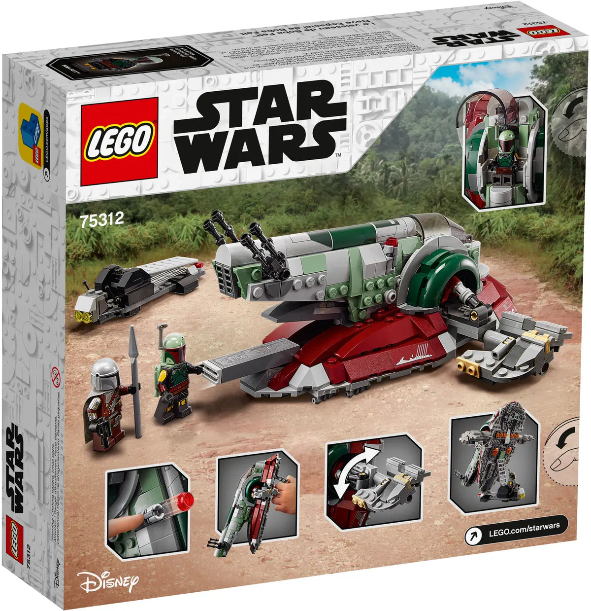 LEGO Star Wars 75312 Boba Fett’s Starship product image 2, provided for visual reference and product detail review