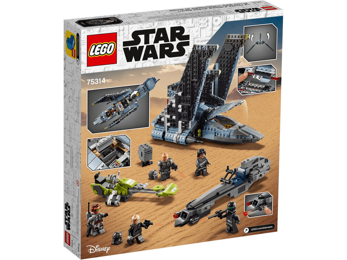 LEGO Star Wars 75314 The Bad Batch Attack Shuttle product image 2, provided for visual reference and product detail review