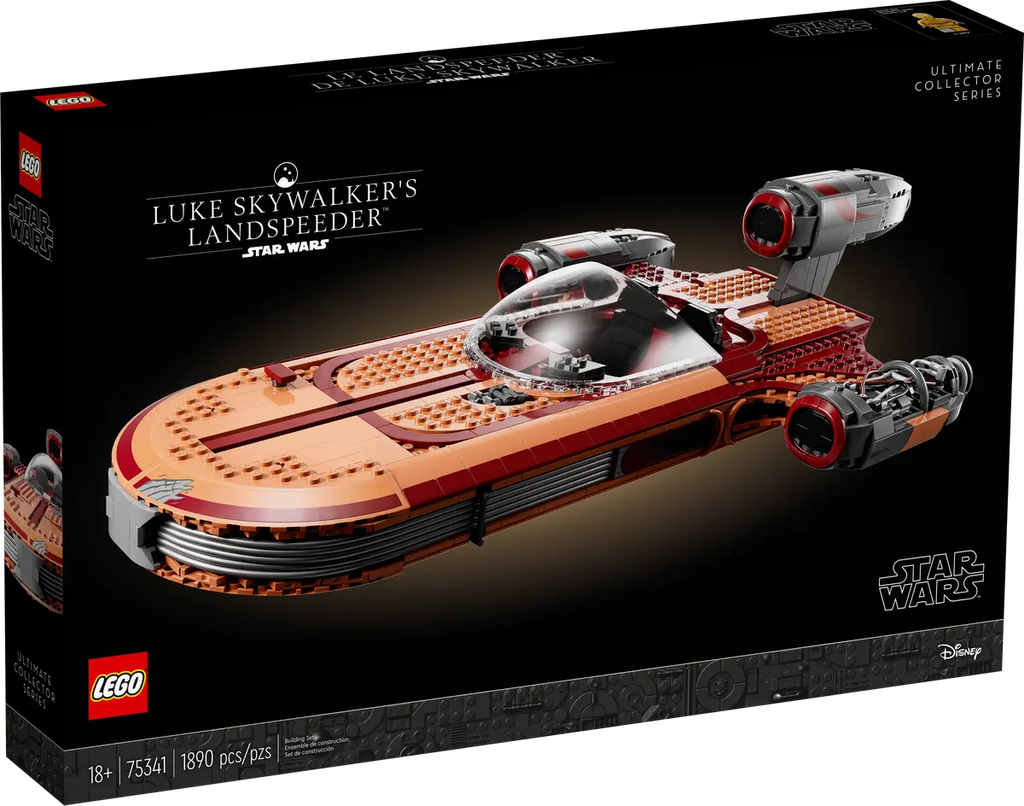 LEGO Star Wars 75341 Luke Skywalker’s Landspeeder product image 1, provided for visual reference and product detail review