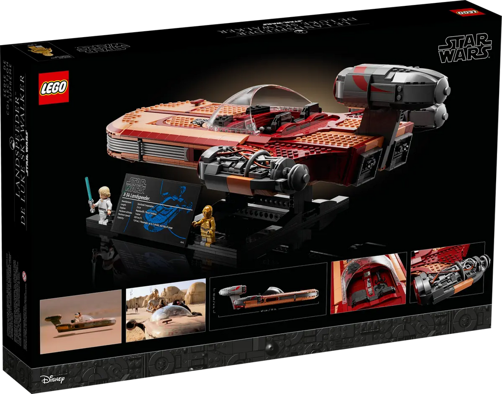 LEGO Star Wars 75341 Luke Skywalker’s Landspeeder product image 2, provided for visual reference and product detail review