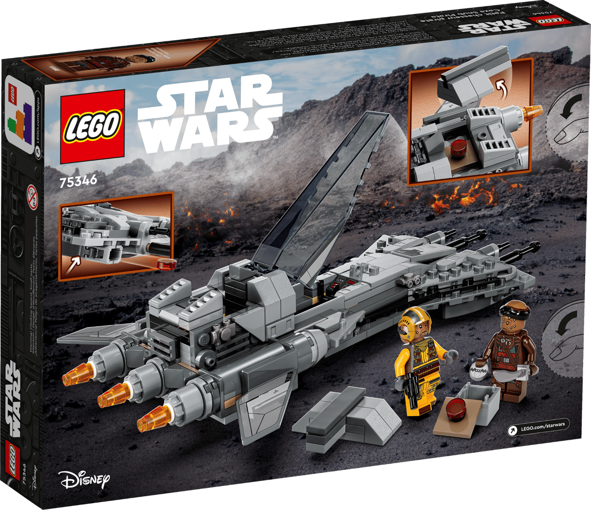 LEGO Star Wars 75346 Pirate Snub Fighter product image 2, provided for visual reference and product detail review