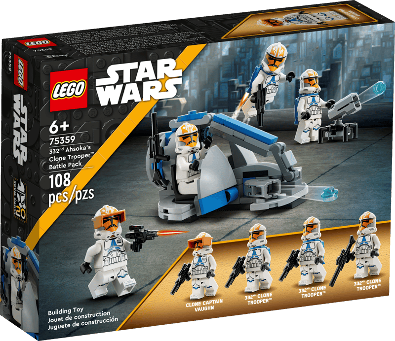 LEGO Star Wars 75359 332nd Ahsoka's Clone Trooper Battle Pack product image 1, provided for visual reference and product