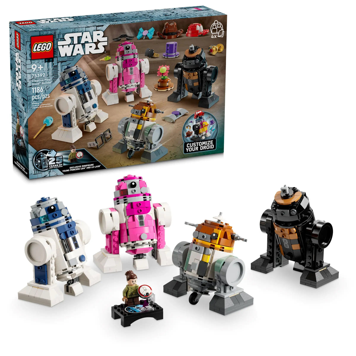 LEGO Star Wars 75392 Creative Play Droid Builder product image 1, provided for visual reference and product detail review