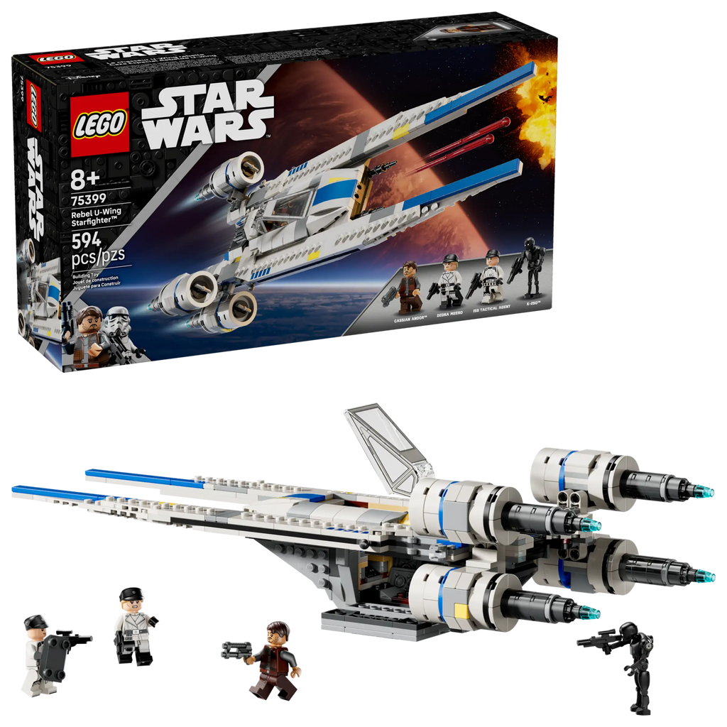 LEGO Star Wars 75399 Rebel U-Wing Starfighter product image 1, provided for visual reference and product detail review