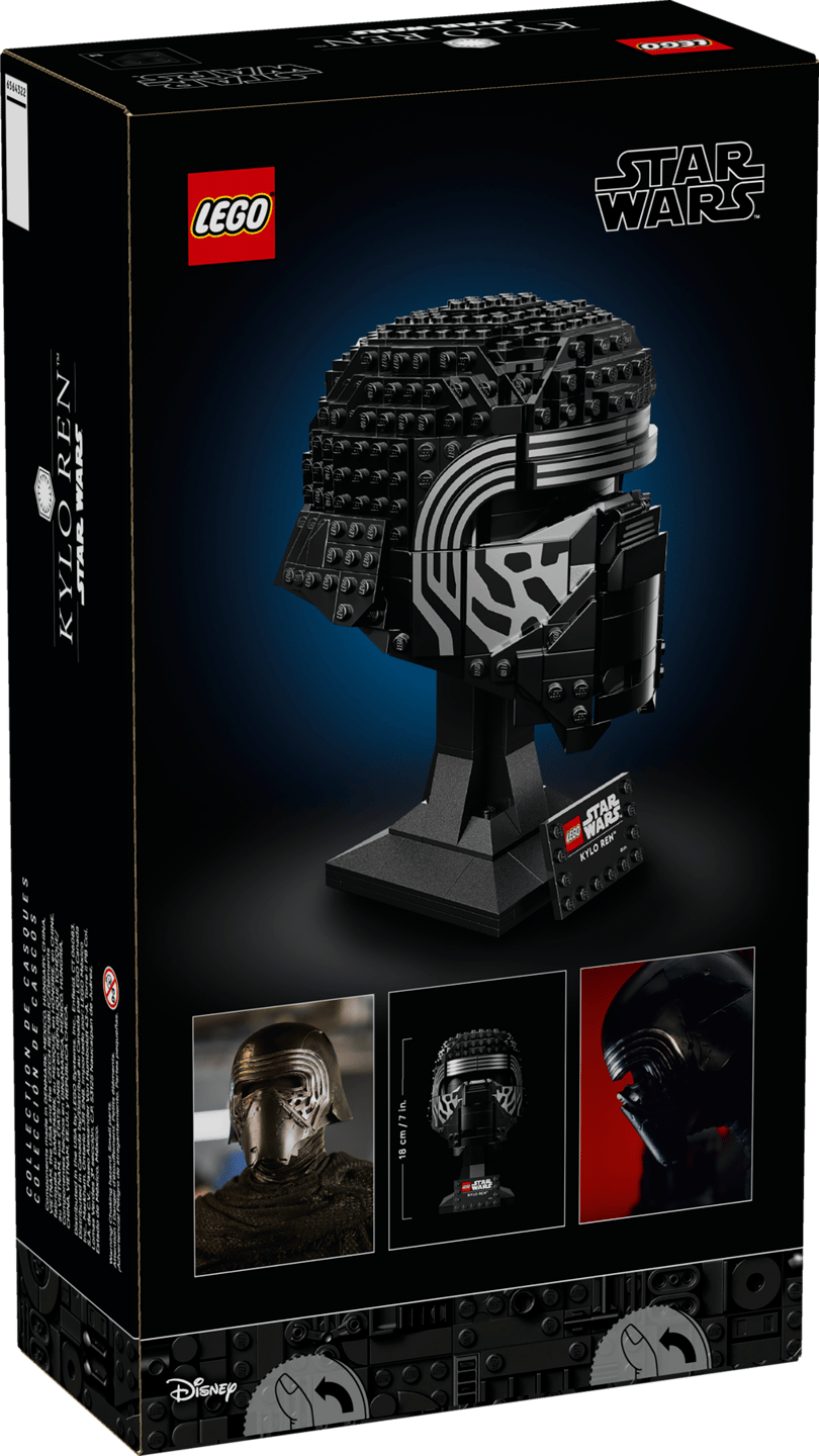 LEGO Star Wars 75415 Kylo Ren Helmet product image 2, provided for visual reference and product detail review