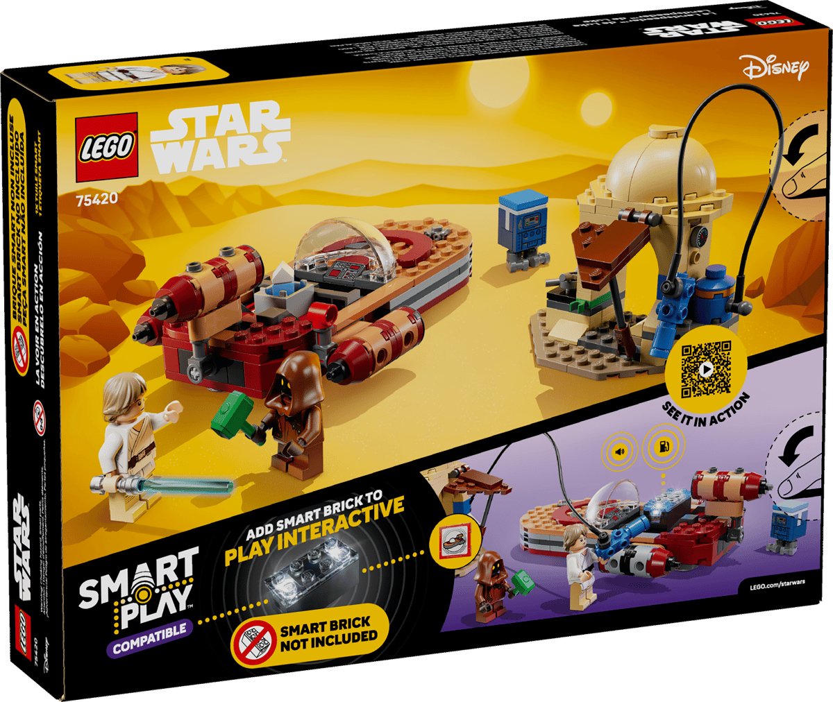 LEGO Star Wars 75420 Luke's Landspeeder™ product image 2, provided for visual reference and product detail review