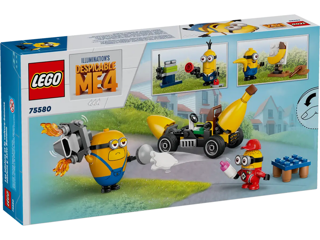 LEGO Despicable Me 4 75580 Minions and Banana Car product image 2, provided for visual reference and product detail review