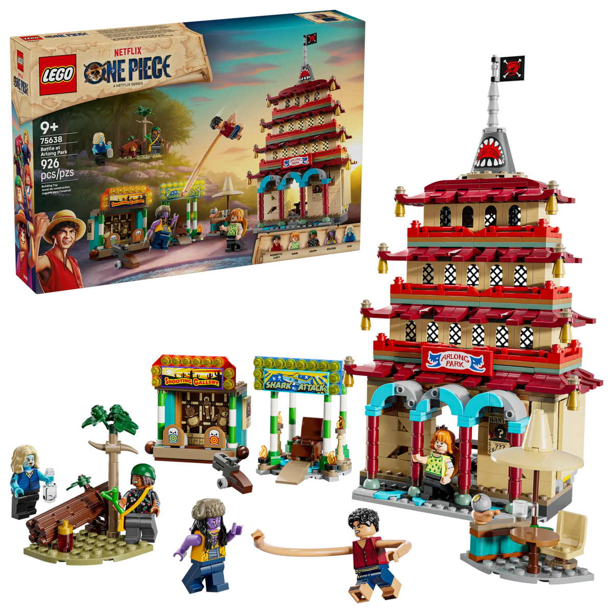 LEGO One Piece 75638 Battle at Arlong Park product image 1, provided for visual reference and product detail review