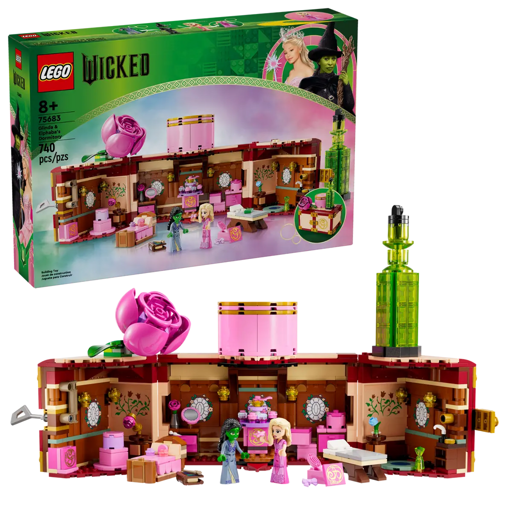 LEGO Wicked 75683 Glinda & Elphaba's Dormitory product image 1, provided for visual reference and product detail review